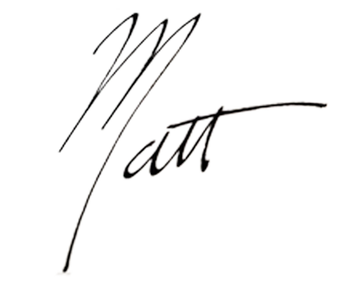 matt signature